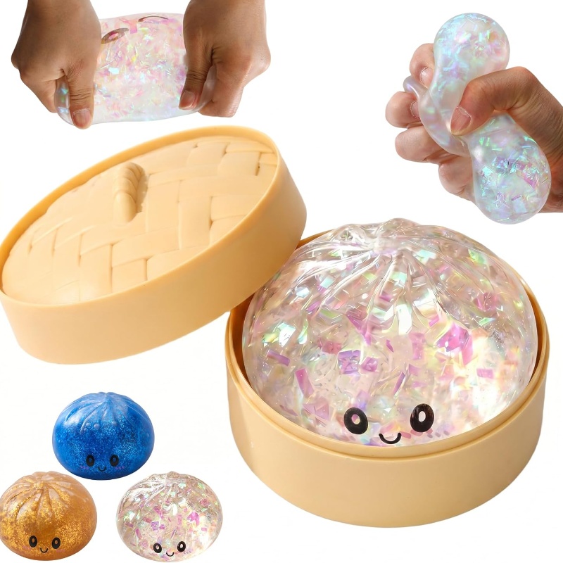Glitzer Bao Bun Quetschspielze – Bao Steamer Bamboo Bewertung und Preis